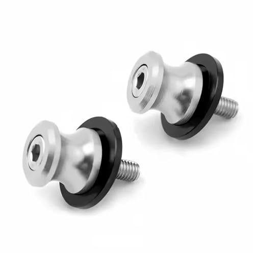 Motorradständer 8MM Schwingen Seitenständerschrauben Für Suzuki V-Strom GSX-R125, S125, S1000R, S1000F, S1000Z, S1000Y, SV650S SV1000S(Silver)
