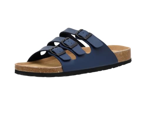 CUSHIONAIRE Men's Lela-M Cork Footbed Sandal with +Comfort