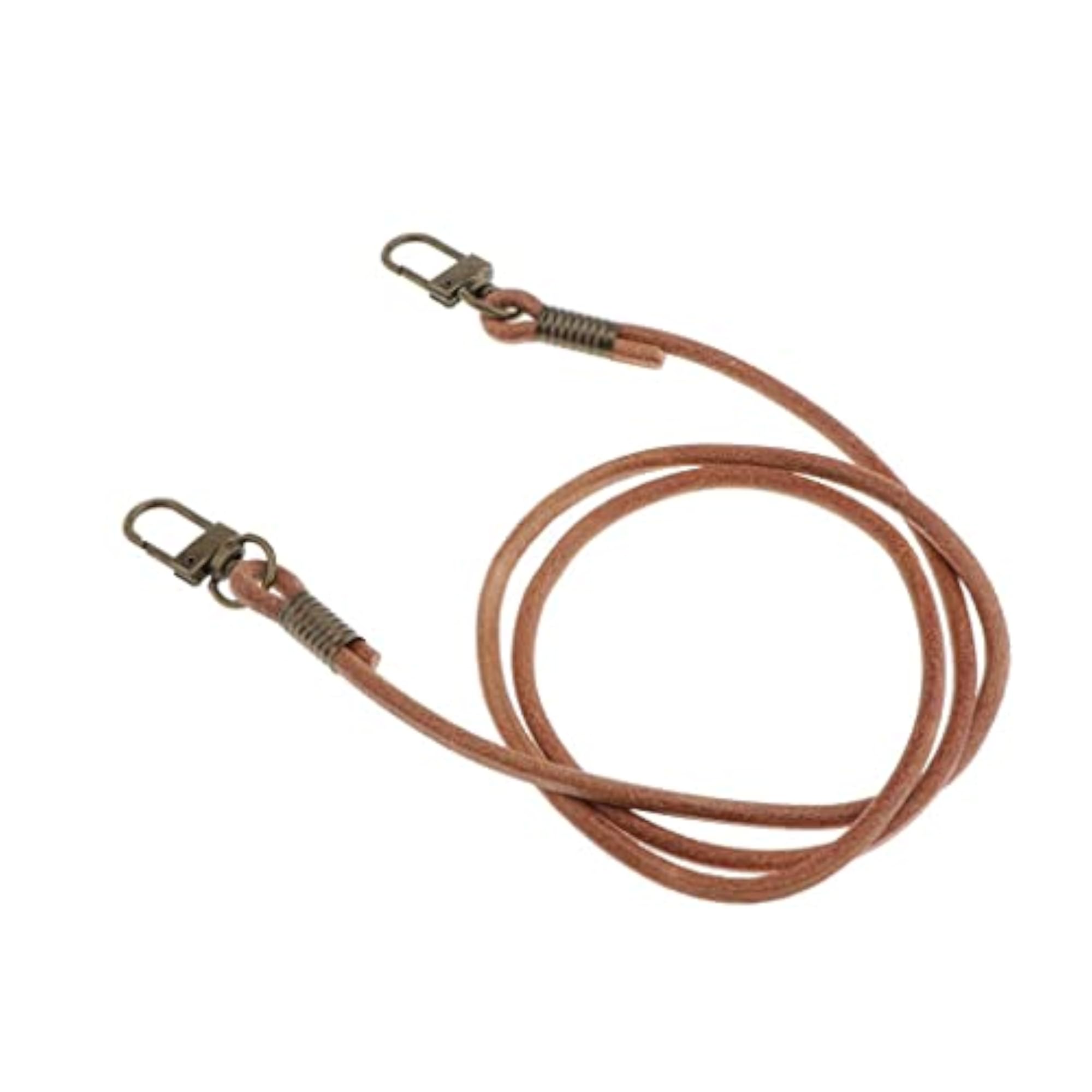 PU Leather Purse Strap Replacement with Metal Swivel Hooks