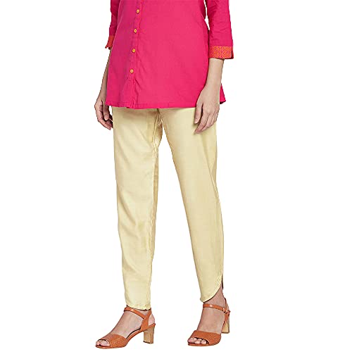 Image of GO COLORS Women Mid Rise Cotton Dhoti Pant
