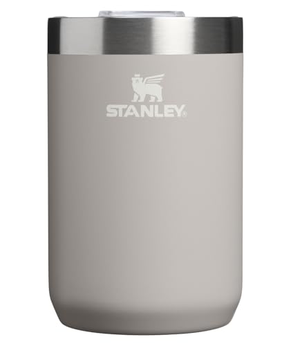 Image of STANLEY Everyday Camp Mug 12oz | Drink Through Lid | Cup for Coffee, Tea and Drinks | Insulated Stainless Steel Coffee Mug | BPA-Free | Ash