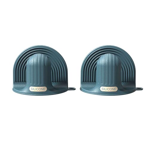 hobbyme 2 Pcs Silicone Oven Mitts Heat Mini Oven Gloves and Pot Holders Set for Kitchen Non Slip Pinch Grips for Cooking and Baking