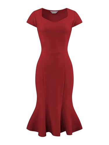 Women's 50s Vintage Dresses Midi Mermaid 1950s Dress