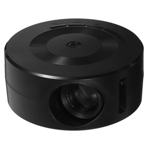 YARNOW Miniproyector Portátil Compatible 1080P Proyector de Bolsillo para Cine Casa y Niños Duplicación de Pantalla para Smartphone y Tableta Altavoz Incorporado Plástico Abs Nítida