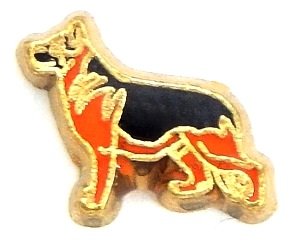 Cherityne German Shepherd Dog Floating Charm for Locket Pendants