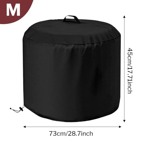 Housse pour feu de camp rond extérieur en tissu Oxford imperméable - 7
