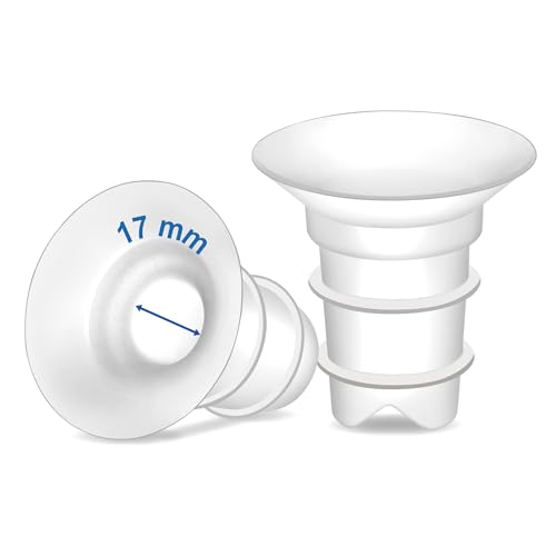 Image of Maymom Flange Inserts 17mm Compatible with Spectra, Medela 24 mm Shields, Momcozy S9 Pro/S12 Pro, Willow Wearable Cup. Compatible with Medela Freestyle, Harmony, to Reduce 24mm Down to 17 mm; 2pc
