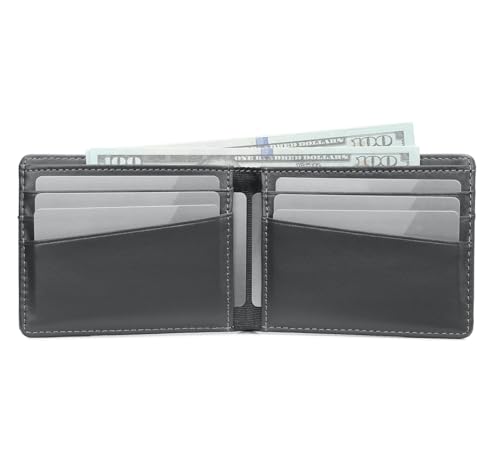 Image of Lanyani Minimalist Fabric Wallet Bifold RFID Blocking