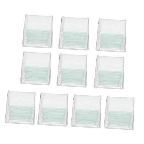 KICHOUSE 1000 Boxes Cover Slip Microscope Blank Coverslips Microscope Coverslips Slides for Microscope Glases Microscope Cover Slides Microscope Slides Sample Blank Slides Glass