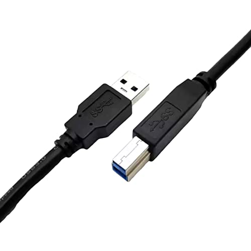 Septal USB 3.0 Cable - A-Male to B-Male Adapter Black 6 Feet (1.8 Meter) Black Monitor/Dock/PC - Image 3