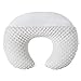 DONOMILO Dots Nursing Pillow Cover, Case Plush Breathable Breastfeeding Pillow Slipcover Fits Nursing Pillow, Super Soft Snug Positioners for Baby Boy Baby Girl (Bright White)