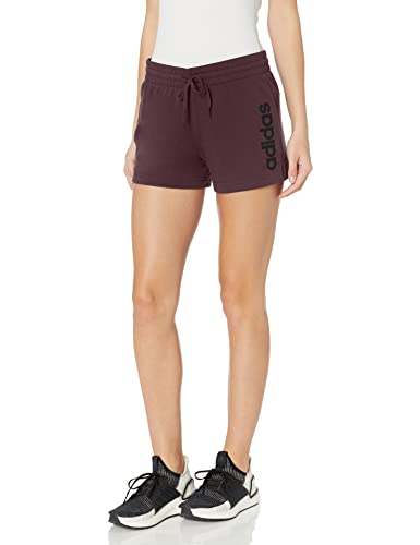Short Adidas femme coton respirant bordeaux XL