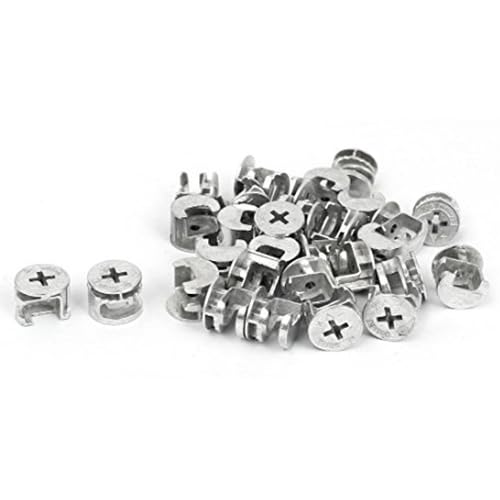 TA-VIGOR 30Pcs Furniture Connecter Cam Lock Nuts Fittings