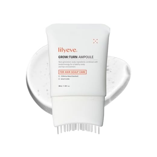 Lilyeve Growturn Hair serum with Built in Brush for Hair Growth & Thickening | Treatment for Thinning Hair, Hair Loss | Low Irritation, Fragrance-Free, Sulfate & Paraben-Free, 3.38 fl. oz.