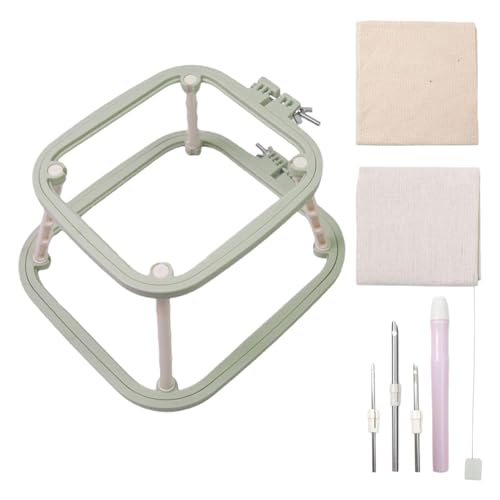Tissus perforés et support de cercle à broder pour éviter la fatigue des mains