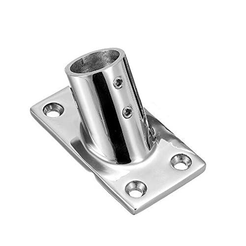 Base rectangular para barandilla de barco que evita la oxidación 5