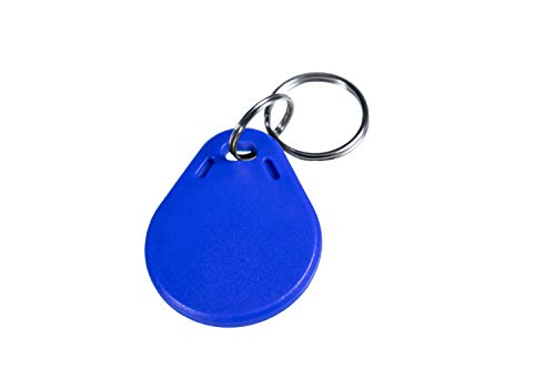 Image of Team Office 125 kHz Proximity RFID Keyfobs - Contactless RFID Keychain Tags for Time Attendance & Access Control (Pk of 10)