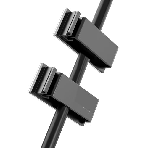 flexman Cable Clips, ganchos adhesivos para cables, organizador simple para cables de escritorio para luces de hadas bajo escritorio, pared, coche, cables eléctricos (#1) miniatura 6