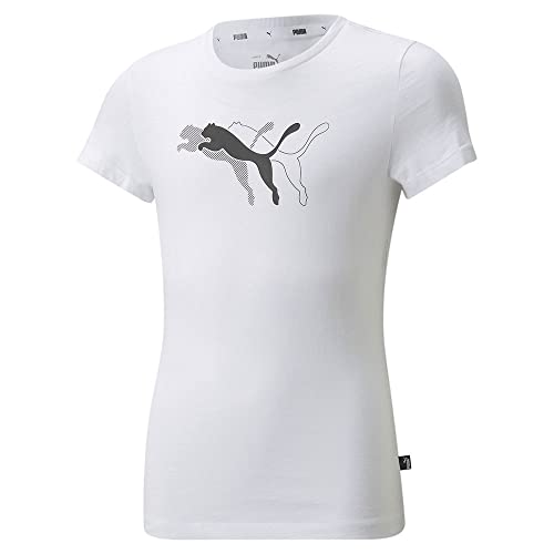Image of Puma Girl's Letter Print Regular Fit T-Shirt