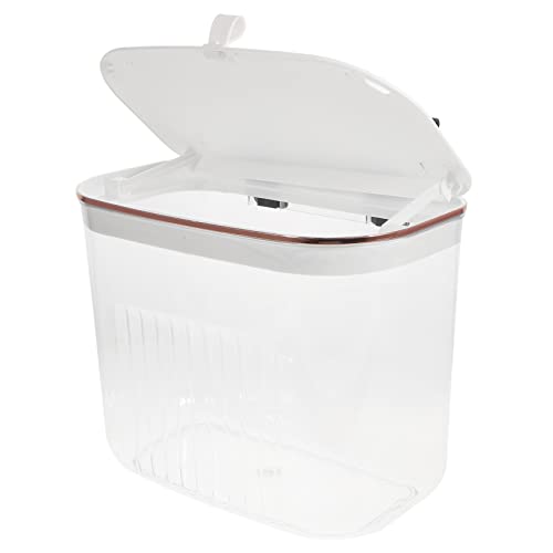 Caneca de basura rectangular transparente para cocina colgante miniatura 6