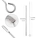 Flute Maintenance Set Tube Cleaner Lightweight Tool for Oboe Sax Piccolos 31.50inch Metal Cleaning Rod with Cloth