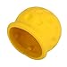 X AUTOHAUX Universal Trailer Hitch Ball Cover Waterproof Dustproof 50mm ID Yellow for Car Truck RV Boat