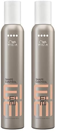 Wella EIMI SHAPE CONTROL - Espuma Profesional Fijadora y Volumizante Fijación Extra Fuerte 300ml (Paquete de 2)