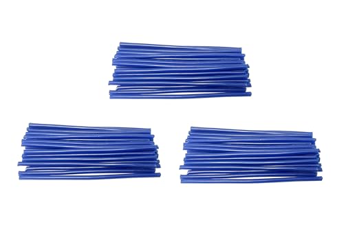3 Boxes Blue Sprue Wax Thread for Jewelry Dental Wax Casting Mould Molding Tool Lost Wax Line Diameter 0.8-7.0 mm (5.0 mm)