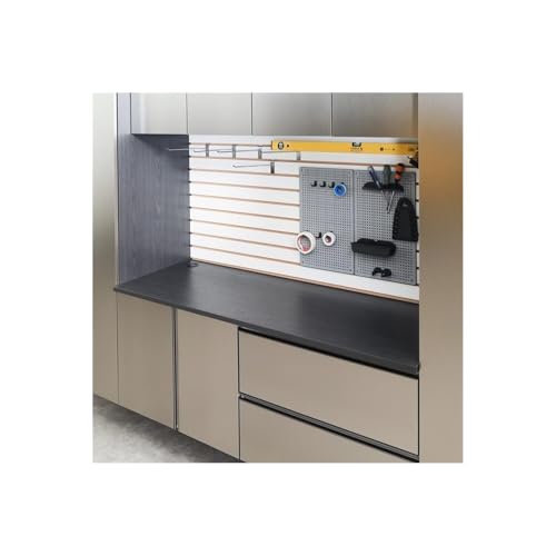 Image of Maykoosh Wall Mounted Storage Cabinet with Doors & Shelves Garage & Home Organization Wood /63x1x20 Top