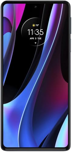 Image of Motorola Moto Edge+ 5G 2022, 256GB + 8GB RAM, Cosmos Blue - Unlocked (Renewed)