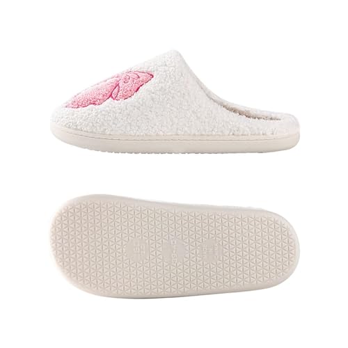 Image of LNERIP Animal Slippers Fruit Slippers Plant Slippers Various Cartoon Patterns Fluffy Soft Memory Foam Retro Indoor Outdoor Home Couple Shoes