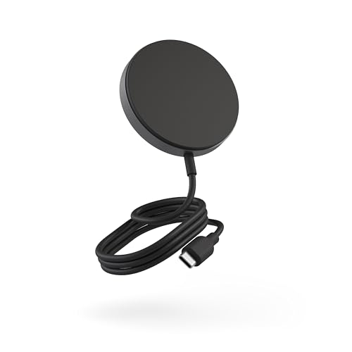 Zens Pro 1, Qi2 and MagSafe Aluminum Wireless Charger – Compatible with Apple iPhone 16/15/14/13/12 Series, AirPods, and All MagSafe and Qi2-enabled Phones up to 15W, Power Adapter NOT Included