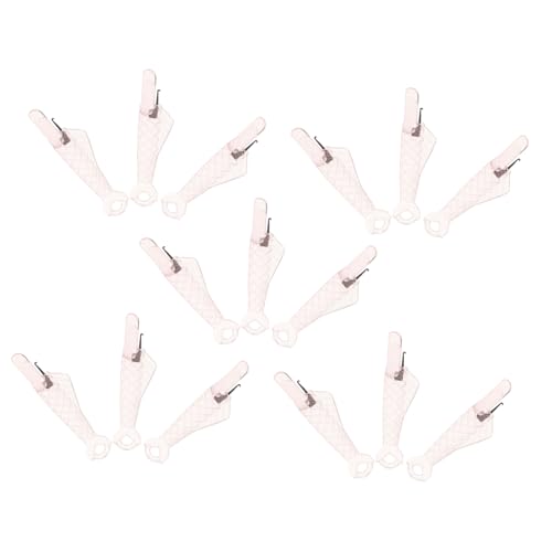 Uonlytech 15 Piezas enhebrador de agujas enhebrador doméstico pequeño mini puntada micro Organizador de hilo de bordado agujas gemelas para maquina de coser abdominales rosa