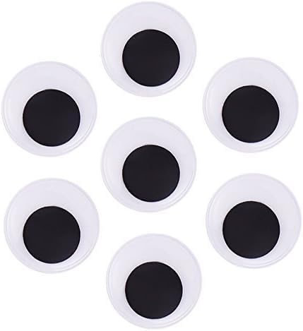 Amazon.com: DECORA 40mm Round Black Googly Eyes with Self