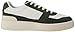 Lacoste Men's ACECLIP Premium Sneaker, GRN/WHT, 11.5