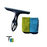 - MANEJABLE- rasqueta limpia cristales, entra en cualquier rincón y limpia las superficies lisas de nuestro hogar, como mamparas, ventanas, espejos, azulejos, plato de ducha, cristales, de coches y lunas.