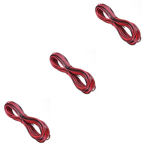 Uonlytech 3pcs Cable de extensión Plano para Tira de LED Cable conector de pines Gestión de cables bajo escritorio miniatura 6