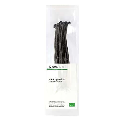Aroma Labs - Vainilla Bourbon de Madagascar Orgánica - 10 vainas