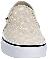 Vans Unisex Asher Low Top Skate Shoes Slip On Design - Checkerboard Checker Dot Tan 6.5 | Image 2
