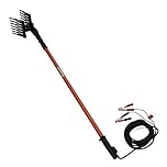 FP-TECH - Abbacchiatore Scuotitore Elettrico Per Olive Professionale 140W | Scuotiolive a Batteria 12V con Asta Telescopica in Alluminio | Raccogli Olive Potente, Leggero e Facile da Usare