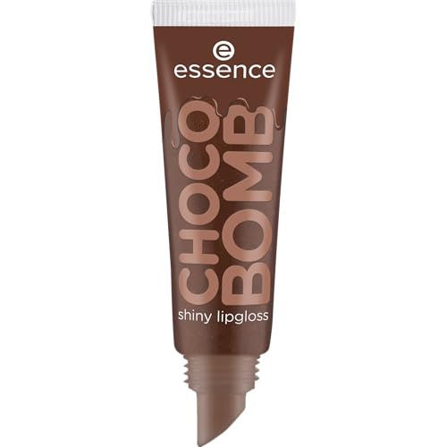 Essence Cosmetics CHOCO BOMB shiny lipgloss, natural, shiny, dewy, shimmery (10ml) - Image 3