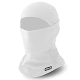 Oliumt Balaclava Ski Mask, Warm, Breathable & Lightweight, Full Coverage Fleece Winter Face Mask for Men & Women (White)
