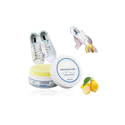 Image of White Shoe Cleaning Cream Stain Remover,Shoes Whitening Cleaning,Stain Remover Cleansing Cream for Shoe,Sneaker Cleaner White Shoes,for Leather Shoes,Sports Shoes,Canvas Shoes