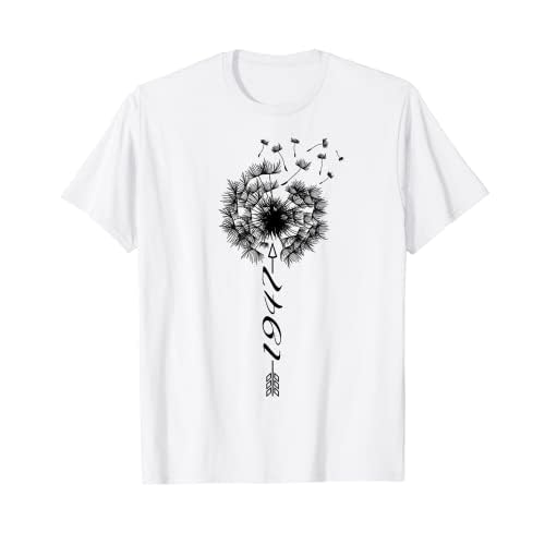 Solo cumpleaños 1947 Regalo de diente flower león Dandelion Camiseta