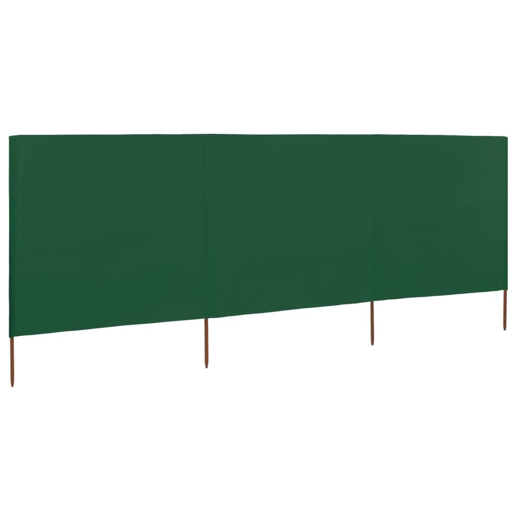 Osłona balkonowa, wiatroszczelna, zielona, 400 x 80 cm, ogrodzenie balkonowe, do ogrodu, na plażę i taras, odporna na warunki atmosferyczne, idealna do użytku na zewnątrz