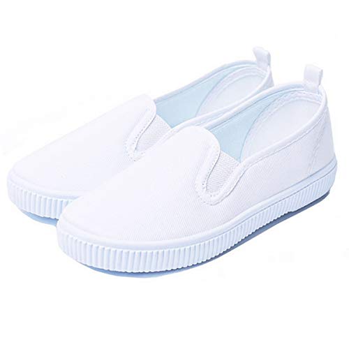 Unpafcxddyig Kids Sneakers Athletic Running Tennis Sport Shoes Light Weight Slip on Toddler 9.5,White a