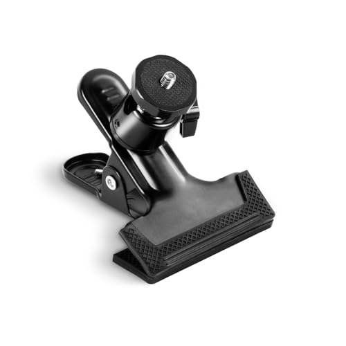 Selens 雲台 クリップ 強力 カメラ スタンド クランプ 1点入り360度回転 1/4ネジ マウント 固定 ベビーモニター/ウェブカメラ/スマホホルダー/一眼レフ/アクションカメラ/ストロボ用