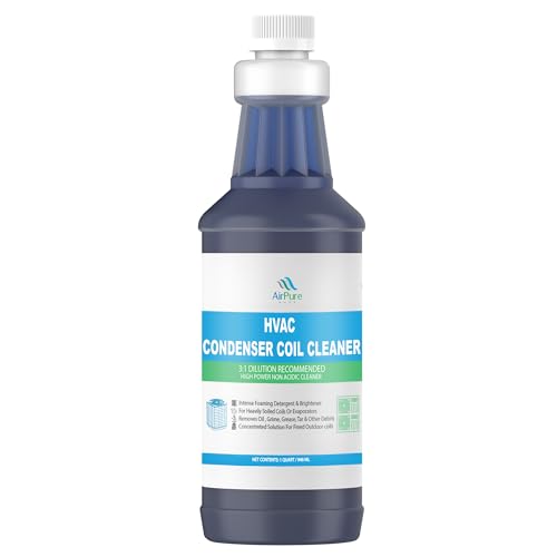 Condenser Coil Cleaner 1 Quart Heavy-Duty HVAC Degreaser