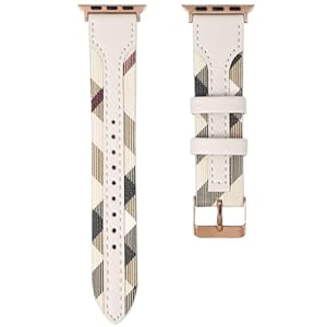 Designer Luxury Band Compatible with Apple Watch Band 45mm 44mm 42mm 49mm 38mm 40mm 41mm Women Men, Soft Leather Strap Replacement Wristbands for Apple Watch Ultra and iWatch 9 8 7 6 5 4 3 2 1 SE