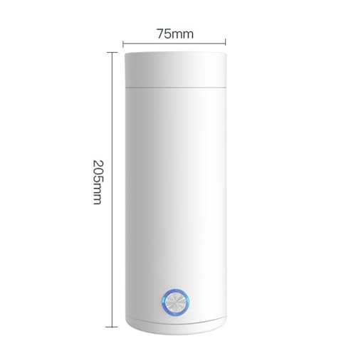 Hervidor eléctrico de viaje FOSA 300W 400ml acero inoxidable miniatura 6
